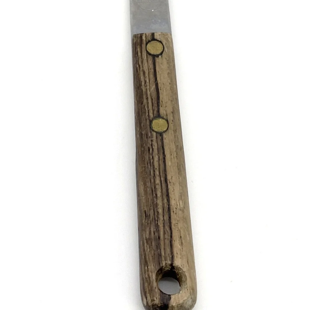 Vintage‎ Marcrest Warranted Quality Soup Ladle Stainless Steel Wood Handle USA